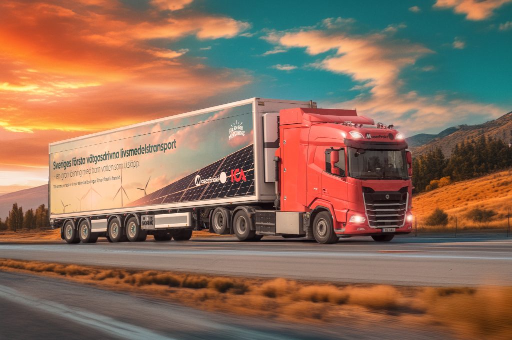 vätgas lastbil transport hållbarhet